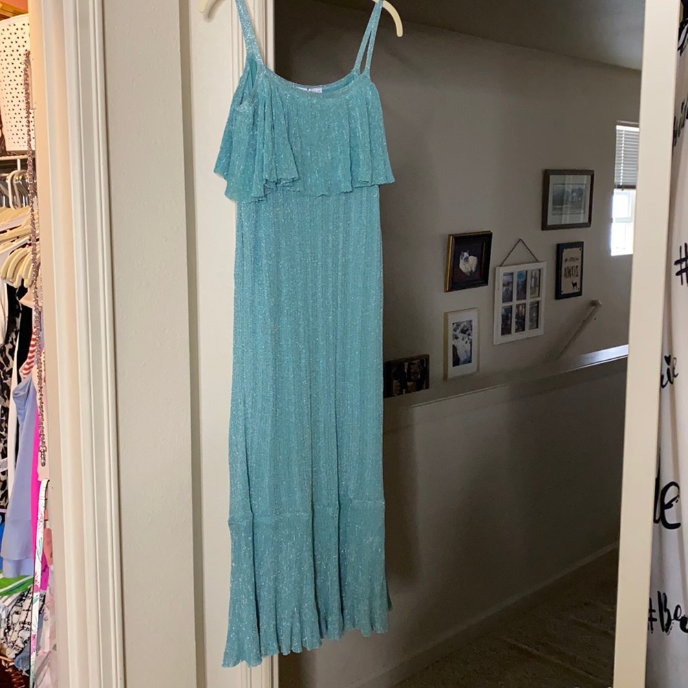 Zara Shimmer midi dress